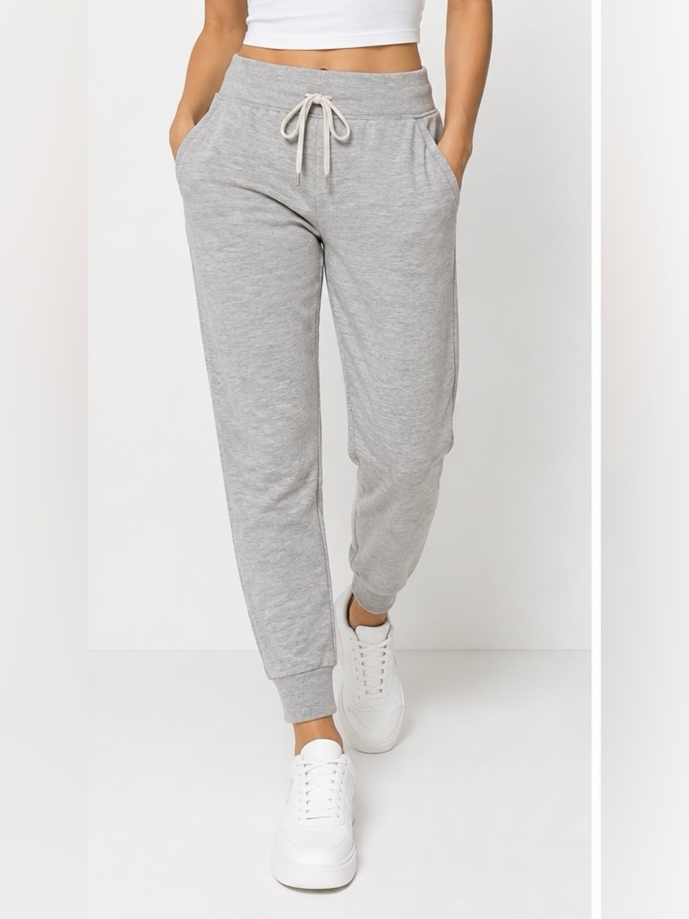 Lululemon Warm Down High-Rise Jogger Heathered Light Grey Size 6